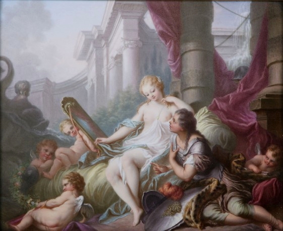 Unknown Artist - Venus And Mars, KPM Plaque